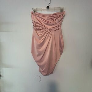 Wet Seal Strapless Pink Dress